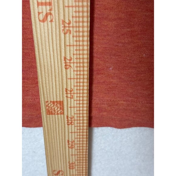 Orvis Mens Large Polo Shirt Rust Heather Cotton Blend Casual - Picture 4 of 10